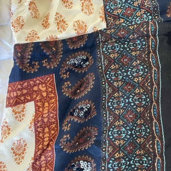 Bohemian Paisley Tunic Dress - Picture 6 of 8